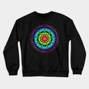 Mandala Chakra colors design Crewneck Sweatshirt